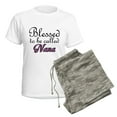 thumbnail image 5 of CafePress - Blessed To Be Called Nana Pajamas - Women's Short Sleeve Print T-Shirt and Pants Light Cotton Pajama Set, 5 of 7