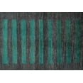 thumbnail image 1 of Ahgly Company Indoor Rectangle Abstract Light Blue Modern Area Rugs, 5' x 7', 1 of 4