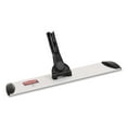 thumbnail image 2 of Rubbermaid Commercial Executive Microfiber Single-Sided Flat Mop Frame, 3.5W, 17L, Black/Silver, 2 of 4
