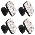 thumbnail image 2 of 4 Pcs Square Cabinet Handle Cupboard Knob Drawer Pulls Handle Fish and Petrel Drawer Knobs with Screws Furniture Decoration, 2 of 7