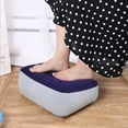 thumbnail image 2 of WINDLAND Inflatable Foot Rest Pad Portable Travel Footrest Pillow PVC Feet Mat Pads for Children Kid Plane Train Bed Car Traveling Massage Mats Supplies, 2 of 10