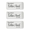 thumbnail image 2 of Paper Mate White Pearl Latex-Free Eraser, 3/Pkg., 2 of 3