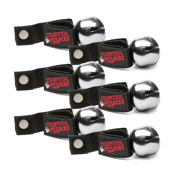 Counter Assault Bear Bell Chrome w/ silencer - 6 pack