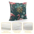 Ulloord Cute Pink Flamingo Throw Pillow Cover Pillow Case Christmas and