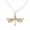 Gold, variant on Unique Dragonflies Zircon Pendant Necklace Versatile Use Sturdy Alloy Jewelry Accessory for Stylish Women and Ladies