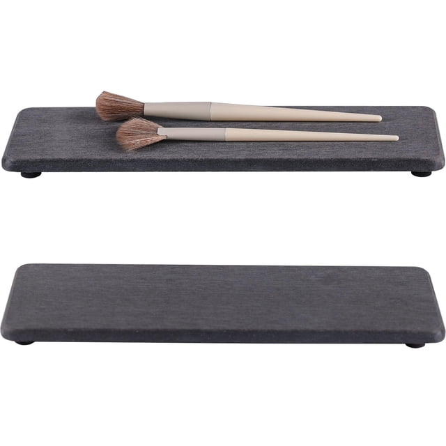 Bandejas de piedra absorbentes de agua NiuYichee para cocina/baño, 2 unidades