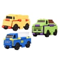 thumbnail image 3 of 3 coches transformables Mini 2 en 1, coche de juguete coleccionable, coche de juguete antirretroceso para regalos de juego, de cumpleaños, coche de ciudad, 3 of 8