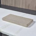 thumbnail image 2 of 44x14 Inch Piano Bench Cushion for Indoor Shoe Storage with Ties Non Slip Picnic Bench Pad for Kitchen Dining Table Seat, Light Brown, 2 of 9