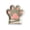 Coffee, variant on 10pcs Paw Shaped Disposable Paper Plates, Novelty Dessert Serving Trays, Cute Tableware for Holiday Gathering, Indoor Party and Sweet Treat Food Arrangement, Brown