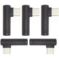 thumbnail image 1 of wonima11 xiwai 5pcs/Set Type USB-C 3.1 Male to AUX Audio Female Type-C to 3.5mm Earphone Adapter 90 Degree Angled, 1 of 1