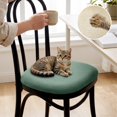 thumbnail image 4 of Stretch Dining Chair Seat Covers, Washable Elastic Slipcovers for Kitchen Chairs, Pet Proof Furniture Protector for Home Use, 4 of 7