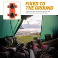 thumbnail image 4 of FESTFENDS Camping Tent Rod Base Tent Rod Fixed Holder Steel Firm Fixation Travel 1Set, 4 of 7