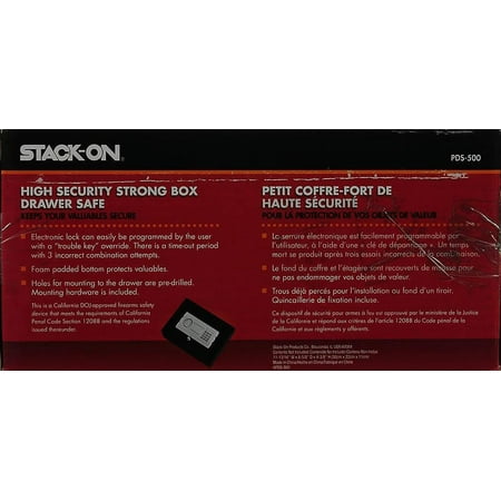 Stack-On PDS-1500 Drawer Safe with Electronic Lock