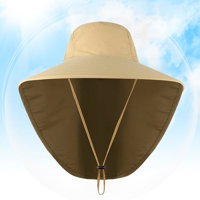 Sombreros De Protección Solar Sombrero anti-UV Transpirable Pesca Senderismo Gorras Montañismo para exteriores (Caqui) Sywqhk Para Estrenar