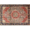 thumbnail image 1 of Ahgly Company Indoor Rectangle Traditional Brown Red Medallion Area Rugs, 6' x 9', 1 of 6