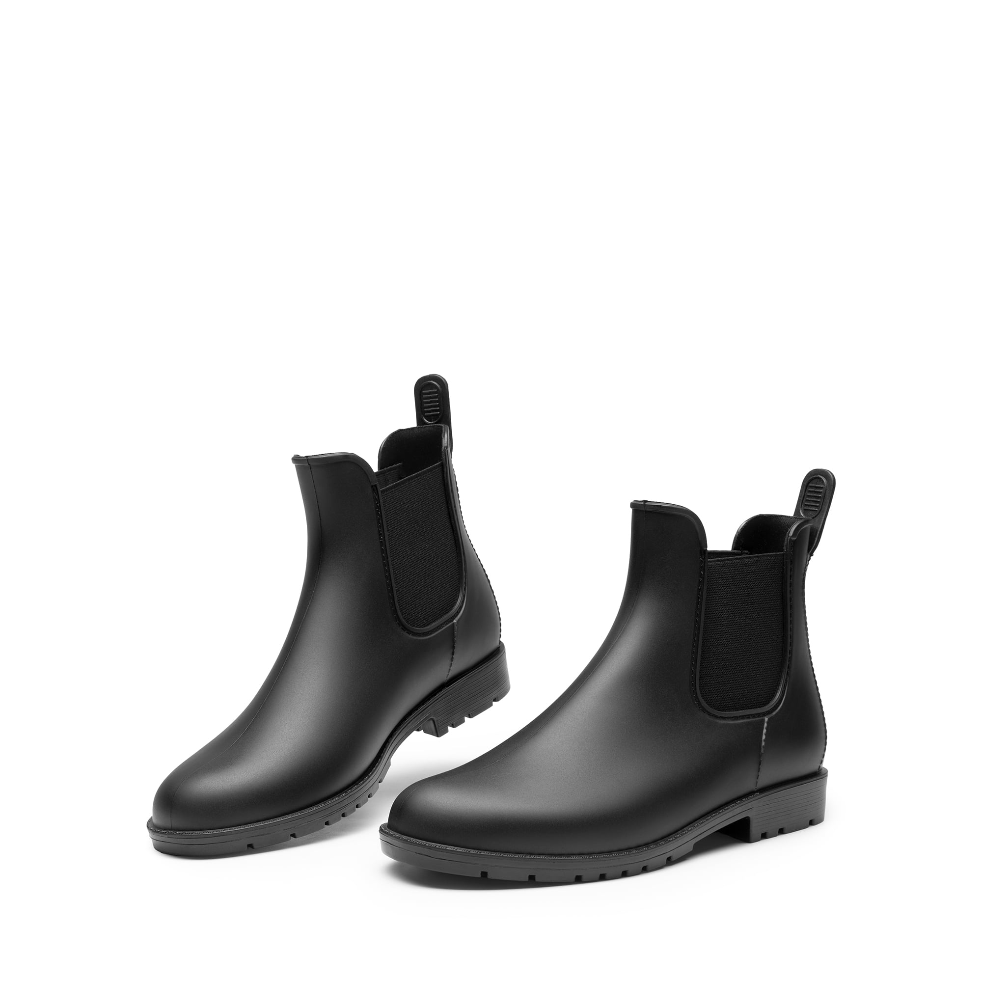 DREAM PAIRS Women's Ankle Rain Boots Chelsea Short Boots Waterproof Elastic Slip On Lightweight Comfortable Garden Outdoor Shoes