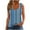Blue A, variant on Summer Tank Tops for Women Print Sleeveless Loose Fit V-Neck Cami Racerback Tank Breathable Daily Lounge Top
