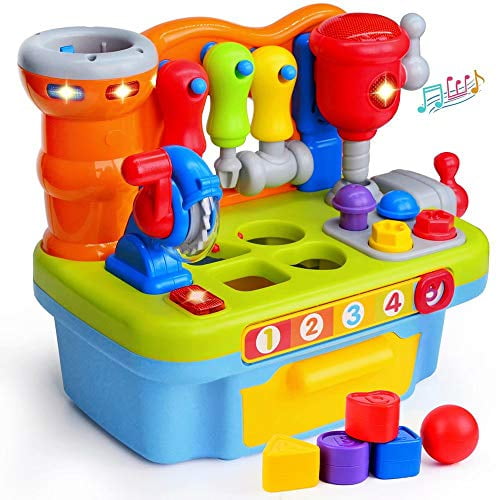ORWINE Musical Learning Workbench Toddler Toys for Boys Girls Kid Baby Early Education Toys for