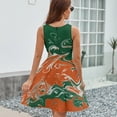 thumbnail image 6 of Abstract Art Painting Background Texture Sleeveless Dress Women Summer Evening Dresses Ladies Sundress, 6 of 7