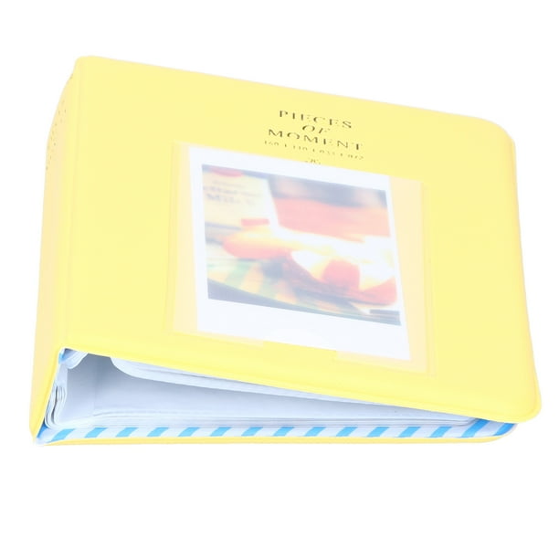 Álbum de fotos, 64 bolsillos, mini estuche de almacenamiento de fotos de 3 pulgadas, estuche para fotos confiable y duradero Jadeshay A