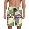 thumbnail image 3 of Lsque Labrador Retriever Dog Mens Sleep Pajama Shorts,Short Pajama Pants, Cotton Ultra-Soft Knit-Large, 3 of 9