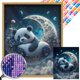 thumbnail image 1 of Kit 5D DIY Con Cuentas Cuadradas AB Del 45x55cm, 1 of 9