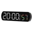 thumbnail image 2 of Multifunctional Clock Living Room Wall Clock Home Bedside Decoration Digital Electronic Clock Silent Clock Temperature And Humidity Color Screen Clock, Usupdd 2025 Multifunctional Clock Living, 2 of 7
