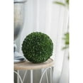 thumbnail image 4 of A&B Home 8.5" Faux Boxwood Topiary Ball - Green-Color:Green,Style:Botanical, 4 of 7