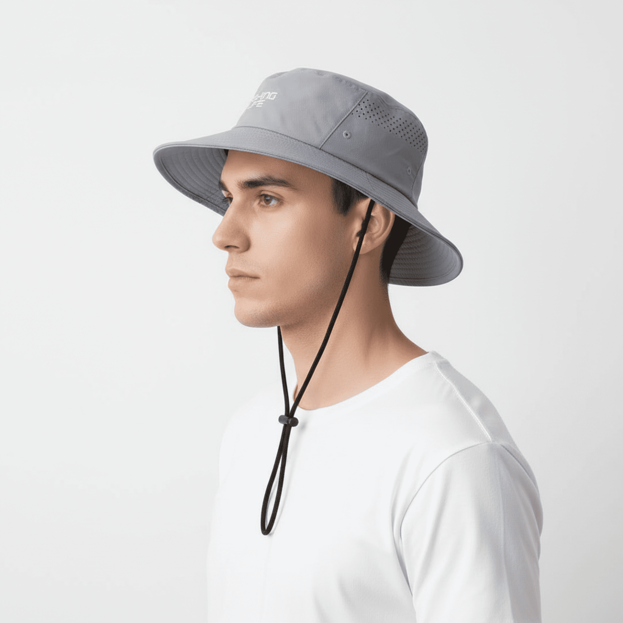 Fishing Life Solid Performance Bucket Hat - Adult Unisex