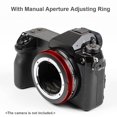 thumbnail image 3 of Riwcyla VILTROX EF,GFX Pro Auto Focus Lens Mount Adapter Ring ,shake EXIF Transmission Type,C Upgrade Replacement for EFEF,S Lens to Fuji GFX Medium Format Cameras, 3 of 6