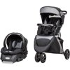 Evenflo Advanced SensorSafe Epic Travel System Stroller with Rear-Facing Car Seat, Gray
