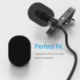 thumbnail image 3 of Foam Cover For Lavalier Lapel Microphone, Windscreen For Mini Clip-on Mic, 10-pack, 3 of 5