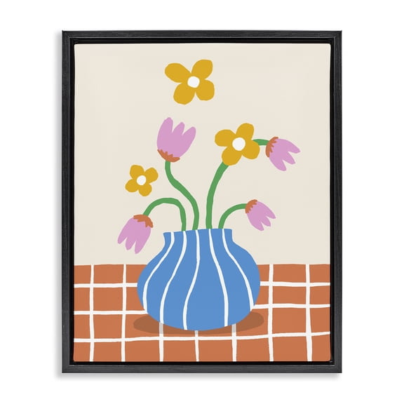 Stupell Industries Southwestern Black Floating Frame Canvas Art, 17 x 21, by Ahmed Sameh Hussein