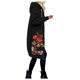 thumbnail image 4 of Sudaderas con capucha con cremallera y bolsillos florales informales para mujer, sudadera tipo túnica, chaqueta con capucha larga, sudaderas con capucha largas, abrigos Fridja po710, 4 of 6