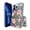 Flowers & Butterfly, variant on For Apple iPhone 16 (6.1") Floral Patterns Design Clear TPU Silicone Shock Absorption Bumper Slim Hard Back Phone Case Cover by Xpression - Flowers & Butterfly