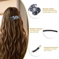 thumbnail image 4 of Ganchos para el cabello Unique Bargains para mujeres, elegantes barrettes franceses, accesorios retro para el cabello en color gris, 4 of 7