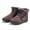 Coffee, variant on comerut Women Winter Warm Ankle Snow Boots Slip-on Zip Waterproof Outdoor Walking Shoes