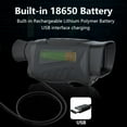 thumbnail image 4 of Night Vision Goggles, 2.5K & 48MP Digital Infrared Night Vision Binoculars for Adults Night Vision Scope with 8X Digital Zoom, Rechargeable Infrared Goggles for Camping, 4 of 9