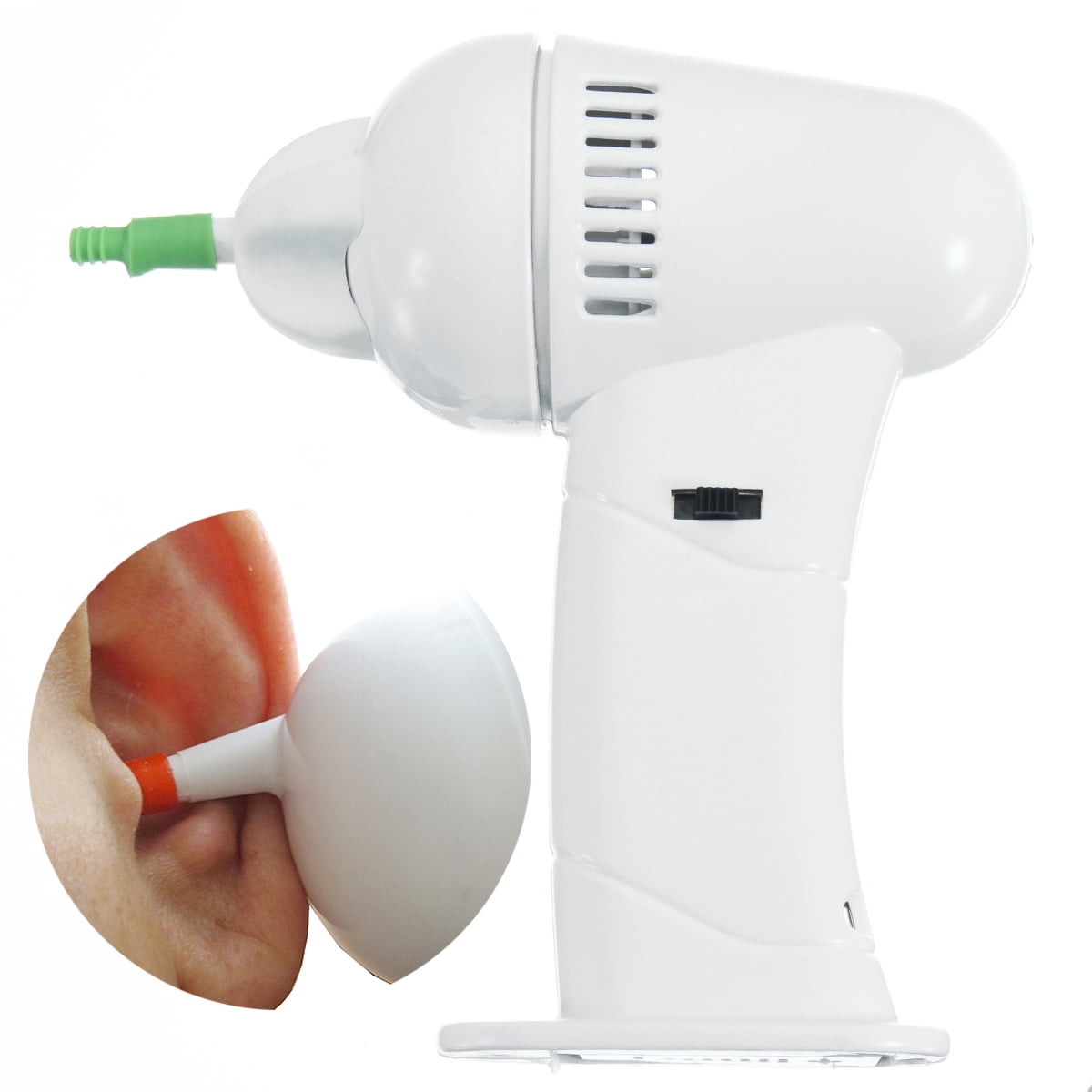 ELECTRIC CORDLESS PAINLESS WAX VAC EAR WAX REMOVER CLEANER VACUUM EAR