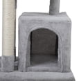 thumbnail image 6 of Pefilos 33" Cat Tower for Indoor Cute Cat Tree Kitten Cat Condo with Jump Platform Cat Furniture, Light Gray, 6 of 13