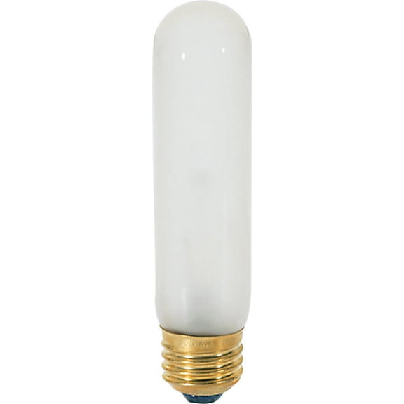 Satco S3703 - 40 watt T10 Incandescent; Frost; 2000 average rated hours; 280 lumens; Medium base; 120 volts