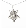 thumbnail image 2 of Silver Star Shaped LED Solar String Lights, 2 of 3
