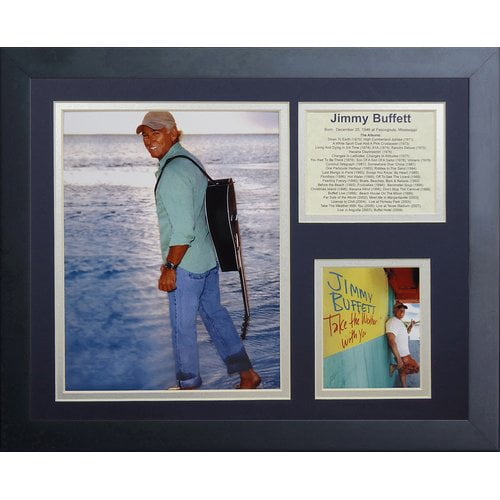 Legends Never Die Jimmy Buffet II Framed Memorabilia