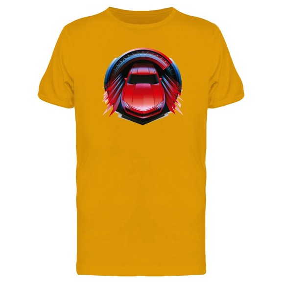 Cool Red Modern Race Ca Tee Men's -Image by Shutterstock
