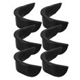 thumbnail image 1 of OFFIGAM 6Pcs Pool Table Pocket Liner Replacement Black Plastic for Billiard Table Corner Bumpers, 1 of 8
