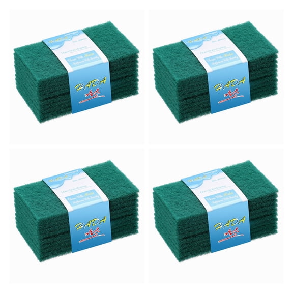 40 Pack Heavy Duty Scouring Pads Household Cleaning Scrubbers Reusable Scrubbing Pads Scrubber for Kitchen & Dish Cleaning