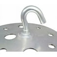 thumbnail image 4 of Metal Round Base Ceiling Hook, 90mm Heavy Duty Chandelier Hook, 2pcs, 4 of 5