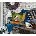 thumbnail image 4 of Mandarin Duck Throw Pillow 18 in x 18 in, 4 of 5