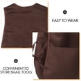 thumbnail image 3 of OFFIGAM Oil Proof Apron Smock, Polyester Full Coverage Apron for Cooking, Coffee, Home Use, Kitchen , 1 Set, 3 of 7