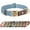 Denim Blue, variant on Pet Artist PU Leather Personalized Dog Collar with Custom ID Metal Buckle Free Engraved S/M/L